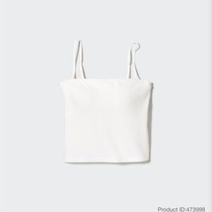 Uniqlo AIRism Cropped Tube Bra Top